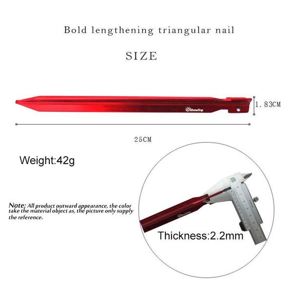 Aluminum Alloy Camping  Tent Pegs